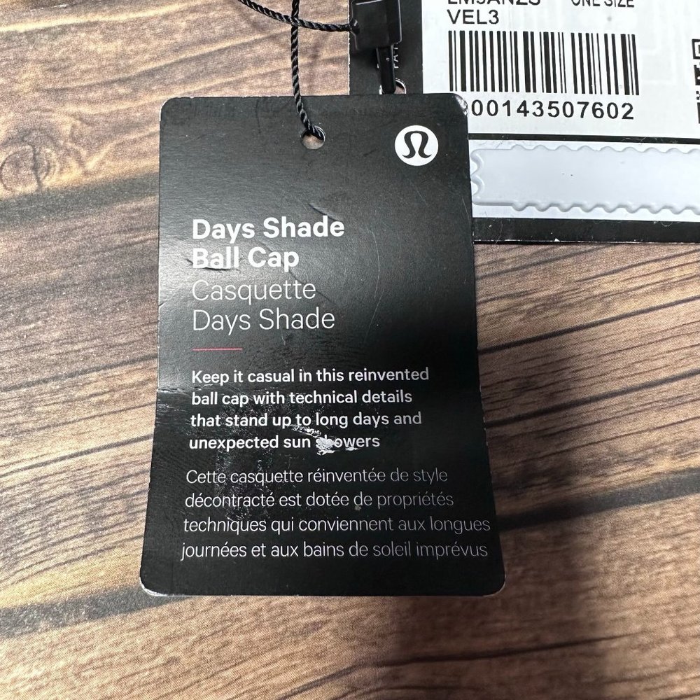 Lululemon Days Shade Ball Cap Adjustable NWT (Gravel Dust Graphite Grey Multi) - Picture 11 of 12
